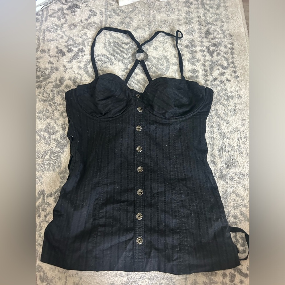 guess corset tank top